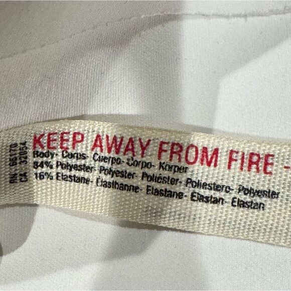 Free People Intimately Notched Lily Scuba Bralette White Women’s Small - Picture 3 of 4